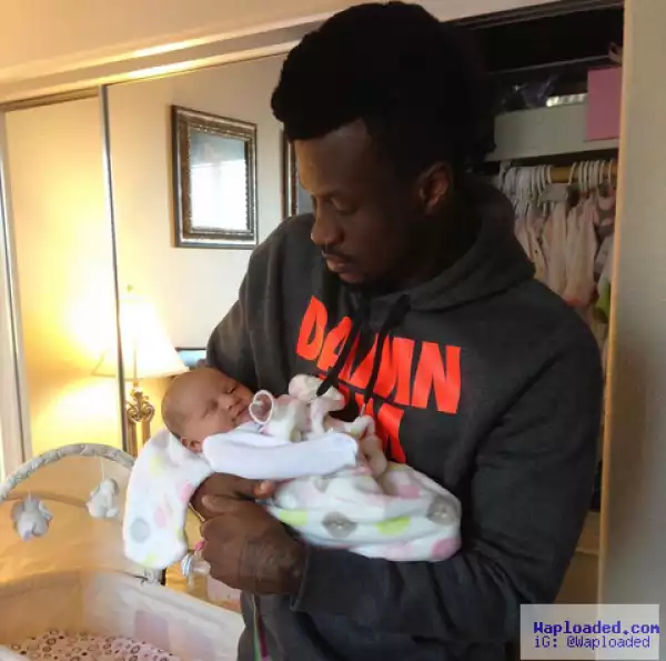 Peter Okoye Shares Adorable Throwback Photo As He Celebrates His Daughter